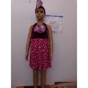 Pre-Owned Costume Dansco   Medium Child Magenta  Jazz tap